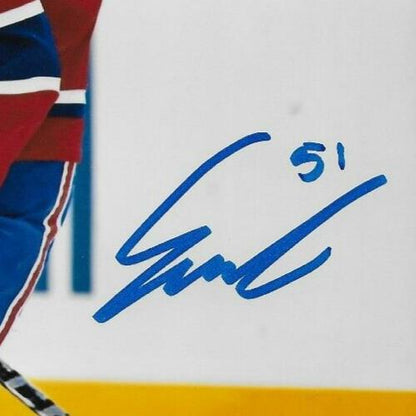 Signed Emil Heineman Montreal Canadiens 8x10 Photo #6 Original Private Signing