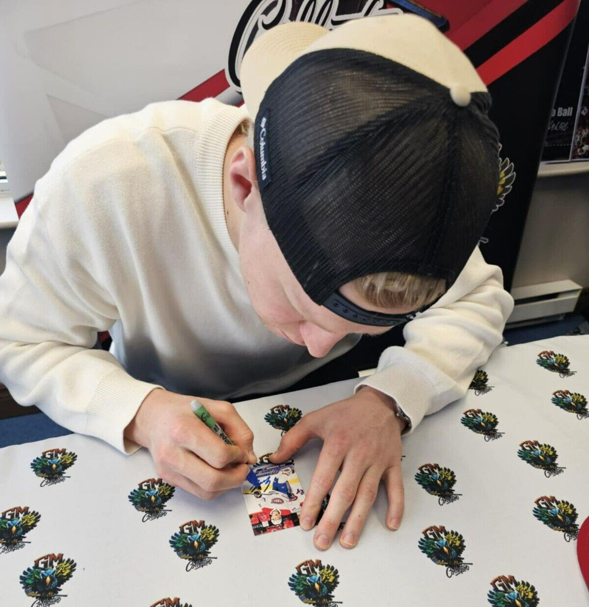 Signed Emil Heineman Montreal Canadiens 8x10 Photo #6 Original Private Signing