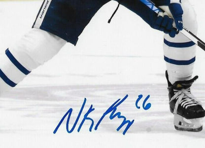 Signed Nick Abruzzese Toronto Maple Leafs 8x10 Photo #1 AHL Marlies Original