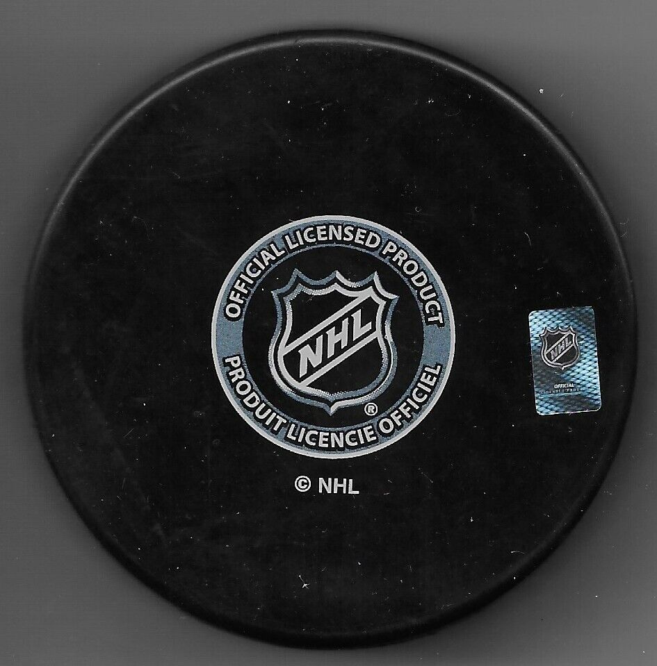 Signed Pierre Turgeon St. Louis Blues Puck w HOF 23 Inscription Private Signing