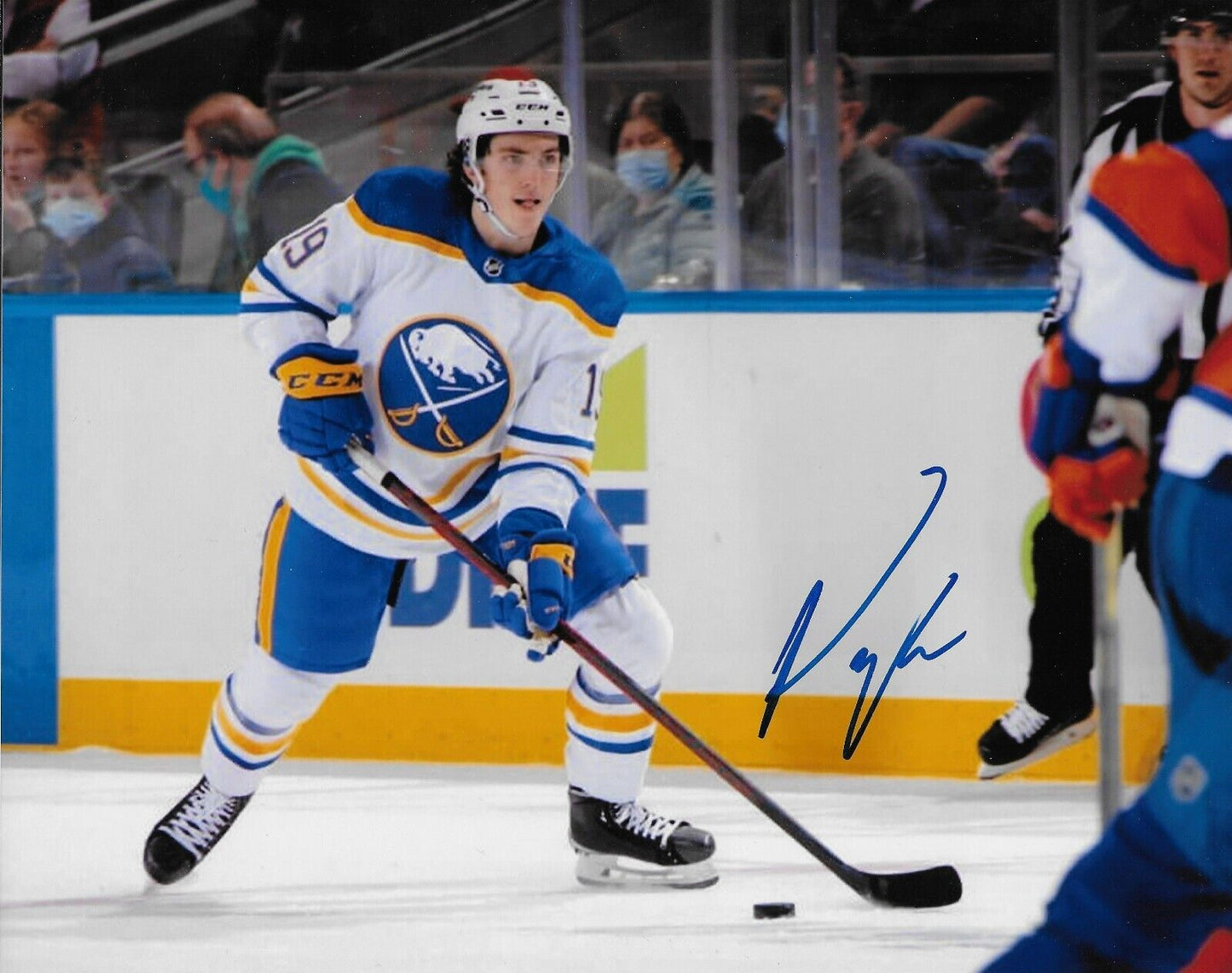 Signed Peyton Krebs Buffalo Sabres Autographed 8x10 Photo #1 Original