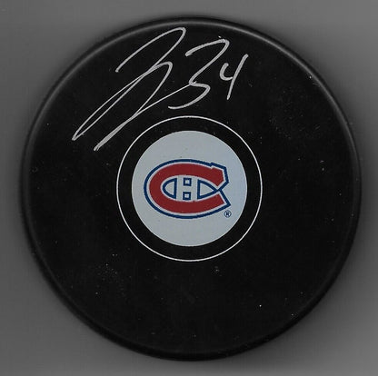 Signed Jake Allen Montreal Canadiens Hockey Puck Original Private Signing
