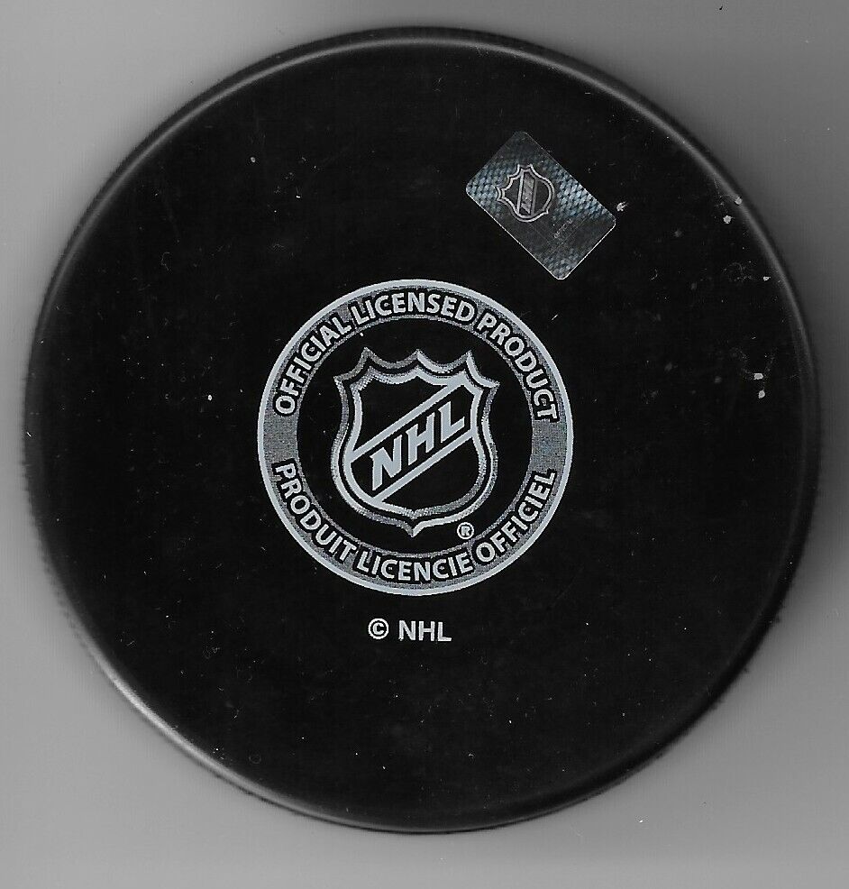 Signed Emil Heineman Montreal Canadiens Hockey Puck Inscribed Private Signing