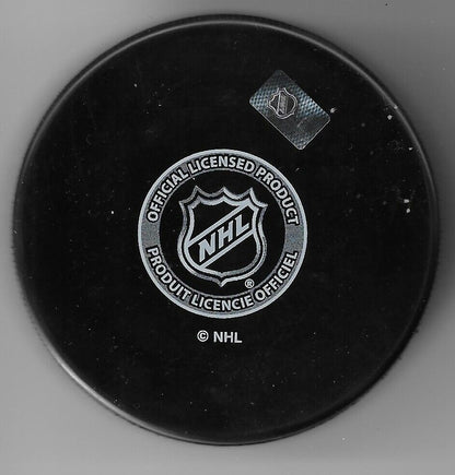 Signed Emil Heineman Montreal Canadiens Hockey Puck Inscribed Private Signing