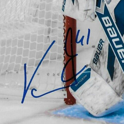 Signed Vitek Vanecek San Jose Sharks Autographed 8x10 Photo #2 Original