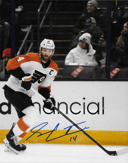 Signed Sean Couturier Philadelphia Flyers Autographed 8x10 Photo #4 Original