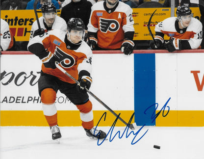 Signed Emil Andrae Philadelphia Flyers Autographed 8x10 Photo #2 Original