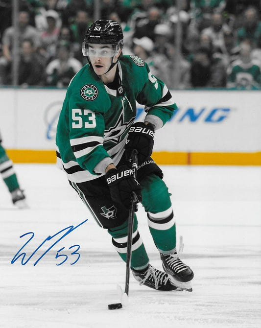 Signed Wyatt Johnston Dallas Stars Autographed 8x10 Photo #1 Original