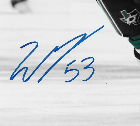 Signed Wyatt Johnston Dallas Stars Autographed 8x10 Photo #1 Original