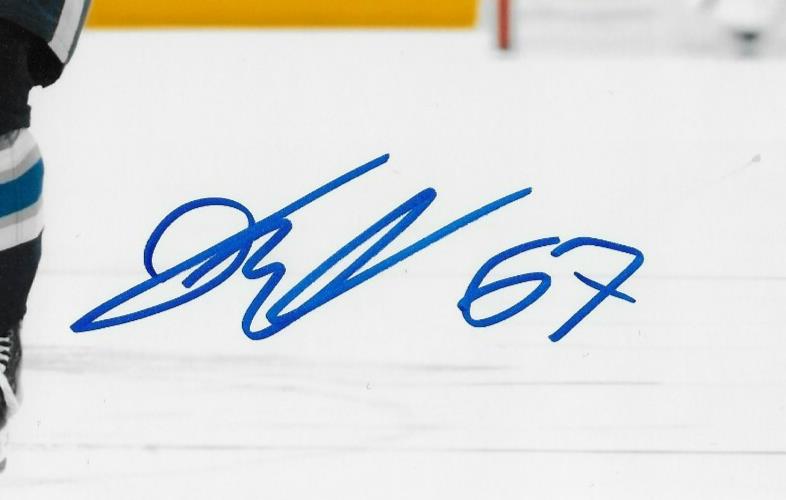 Signed James Malatesta Columbus Blue Jackets Autographed 8x10 Photo #1 Original
