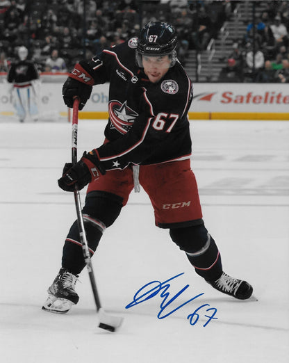 Signed James Malatesta Columbus Blue Jackets Autographed 8x10 Photo #3 Original