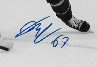 Signed James Malatesta Columbus Blue Jackets Autographed 8x10 Photo #3 Original