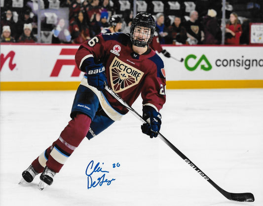 Signed Claire DeGeorge PWHL Montreal Victoire Autographed 8x10 Photo #3 Original
