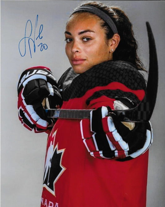 Signed Sarah Nurse PWHL Toronto Sceptres Autographed 8x10 Photo #1 Original