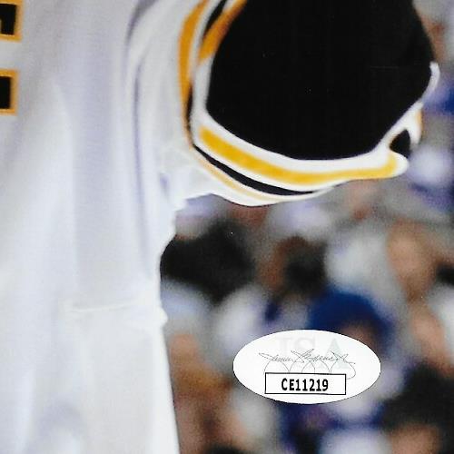 Signed Zdeno Chara Boston Bruins Stanley Cup 8x10 Photo #1 w JSA Authentication
