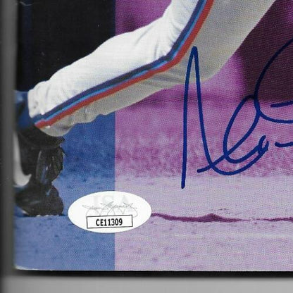 Signed Alex Gonzalez Toronto Blue Jays Program Autographed w JSA Authentication