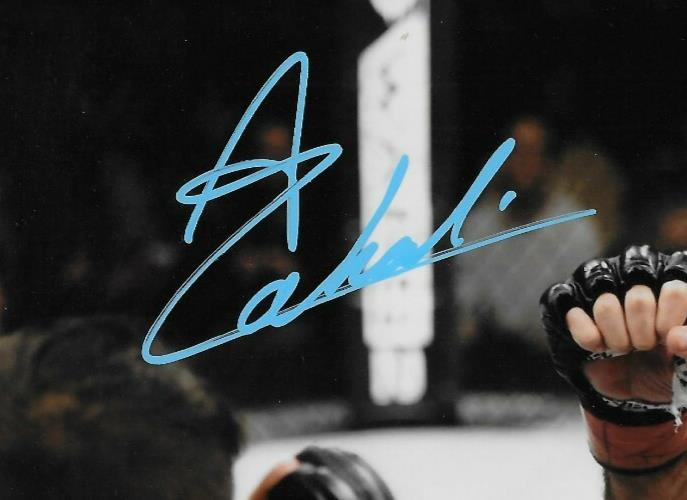 Signed Aiemann Zahabi UFC MMA Autographed 8x10 Photo #3 Original