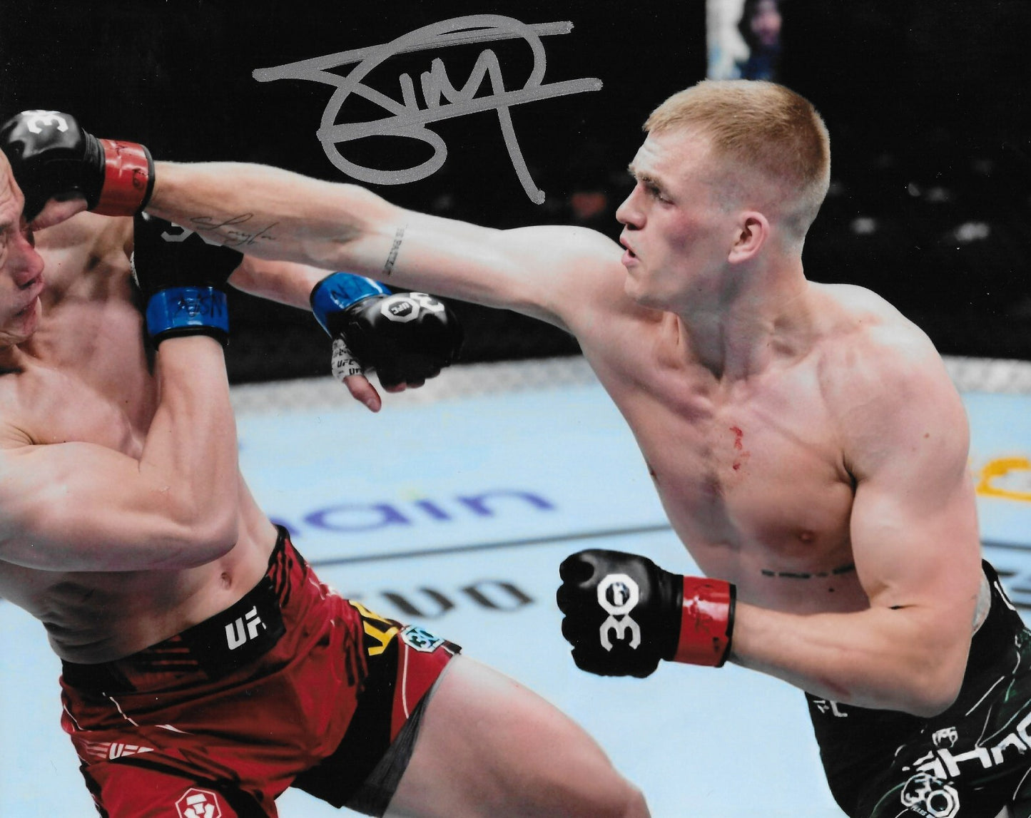 Signed Ian Garry UFC MMA Autographed 8x10 Photo #1 Original