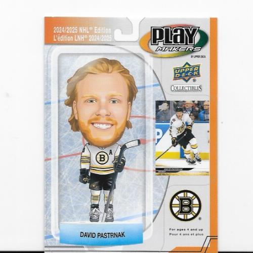 David Pastrnak 2024-25 Upper Deck Extended Play Makers Boston Bruins # PM-1