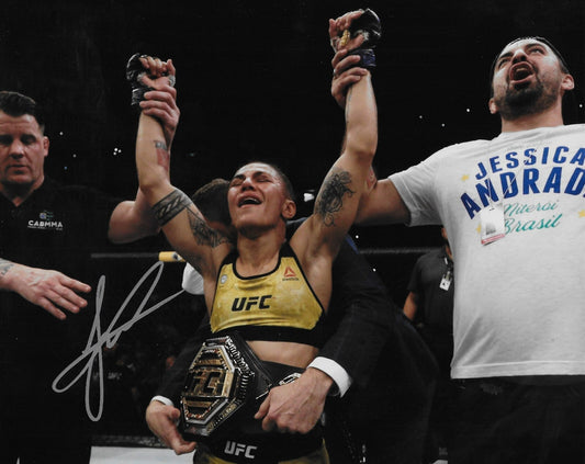 Signed Jessica Andrade UFC MMA Autographed 8x10 Photo #4 Original