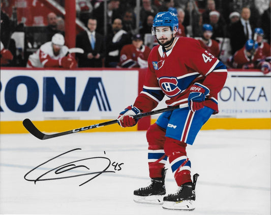 Signed Alexandre Carrier Montreal Canadiens Autographed 8x10 Photo #1 Original