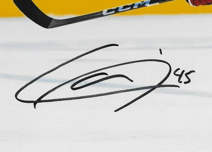 Signed Alexandre Carrier Montreal Canadiens Autographed 8x10 Photo #1 Original