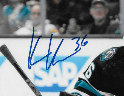 Signed  Kaapo Kahkonen San Jose Sharks Autographed 8x10 Photo #2 Original