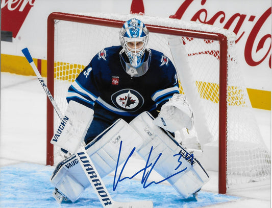 Signed  Kaapo Kahkonen Winnipeg Jets Autographed 8x10 Photo #4 Original