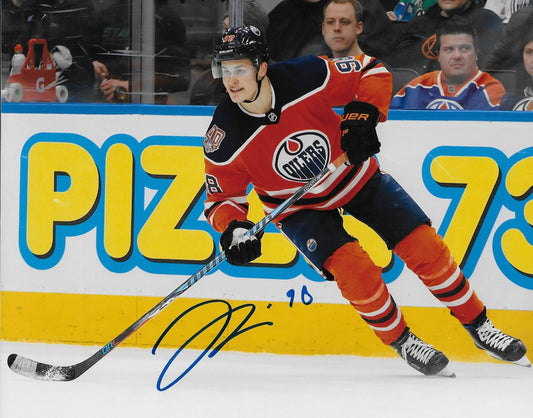 Signed  Jesse Puljujarvi Edmonton Oilers Autographed 8x10 Photo #2 Original