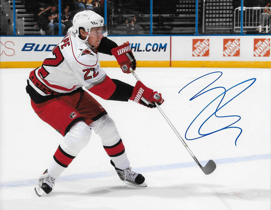 Signed  Zac Dalpe Carolina Hurricanes Autographed 8x10 Photo #1 Original