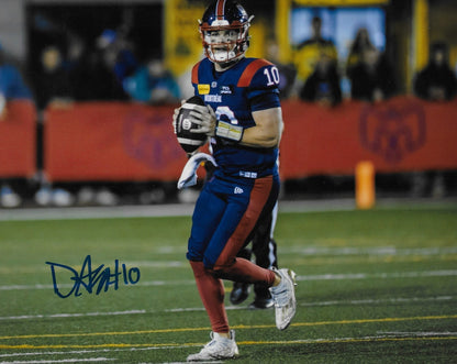 Signed Davis Alexander Montreal Alouettes 8x10 Photo #3 From Private Signing