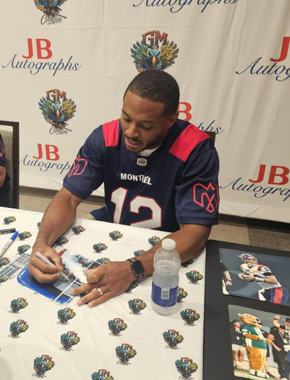 Signed Davis Alexander Montreal Alouettes 8x10 Photo #7 From Private Signing