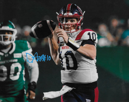Signed Davis Alexander Montreal Alouettes 8x10 Photo #9 From Private Signing