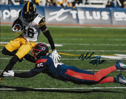 Signed Najee Murray Montreal Alouettes 8x10 Photo #3 From Private Signing