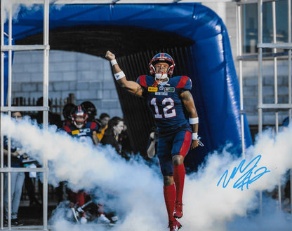 Signed Najee Murray Montreal Alouettes 8x10 Photo #4 From Private Signing