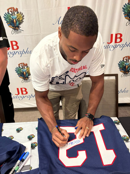 Signed Najee Murray Montreal Alouettes 8x10 Photo #4 From Private Signing