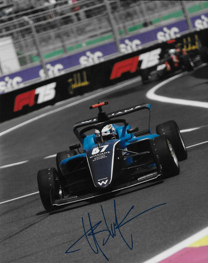 Signed Lia Block Formula 1 Academy Williams and Art Racing 8x10 Photo 1 Original