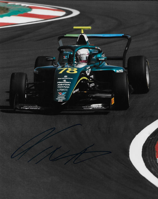Signed Tina Hausmann Formula 1 Academy Aston Martin Racing 8x10 Photo 3 Original