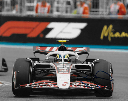 Signed Oliver Bearman Formula 1 Alpha Romeo Autographed 8x10 Photo #2 Original
