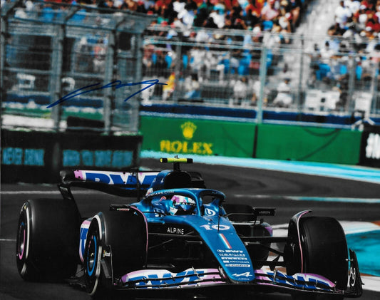 Signed Pierre Gasly Formula 1 Alpine Racing Autograped 8x10 Photo # 9 Original