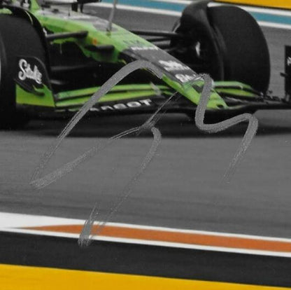 Signed Gabriel Bortoleto Formula 1 kick Sauber Racing 8x10 Photo # 1 Original
