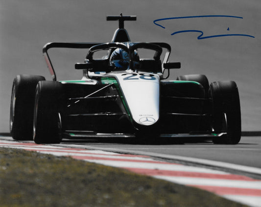 Signed Doriane Pin Formula 1 Academy Prema Racing 8x10 Photo #1 Original