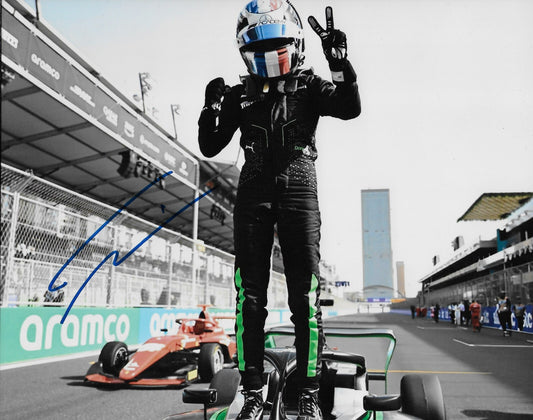 Signed Doriane Pin Formula 1 Academy Prema Racing 8x10 Photo #6 Original