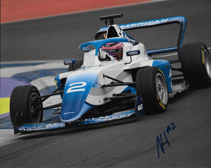 Signed Nicole Havrda Formula 1 Academy  Racing 8x10 Photo #2 Original