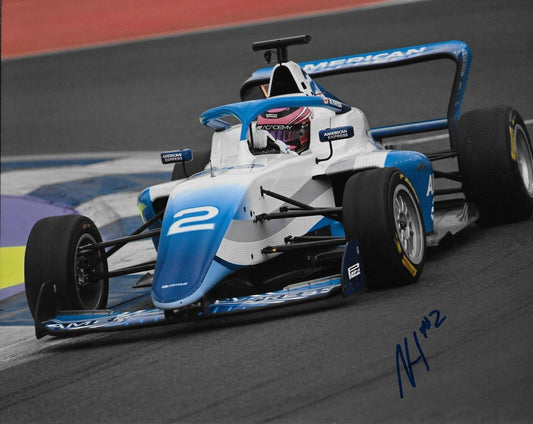 Signed Nicole Havrda Formula 1 Academy  Racing 8x10 Photo #2 Original