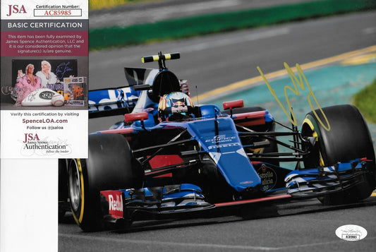 Signed Carlos Sainz Formula 1 Red Bull 8x10 Photo #3 Original JSA Authentication