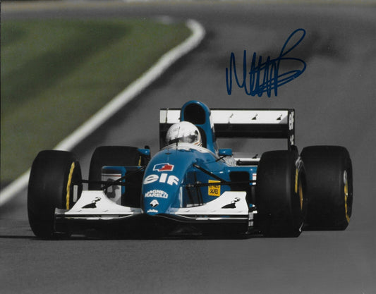 Signed Martin Brundle Formula 1 Racing Autographed 8x10 Photo #2 Original
