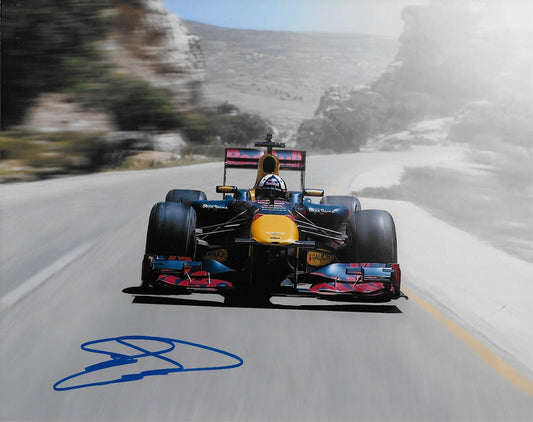 Signed  David Coulthard Formula 1 Racing Autographed 8x10 Photo #1 Original