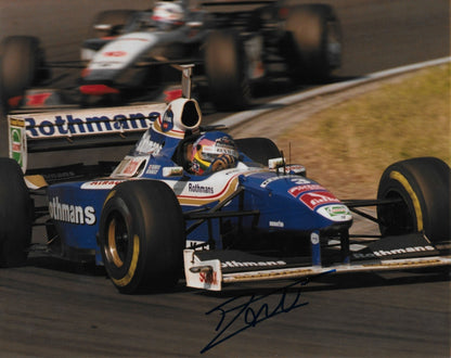 Signed Jacques Villeneuve Formula 1 Racing Autographed 8x10 Photo #4 Original
