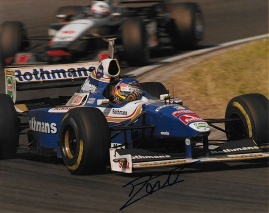 Signed Jacques Villeneuve Formula 1 Racing Autographed 8x10 Photo #4 Original